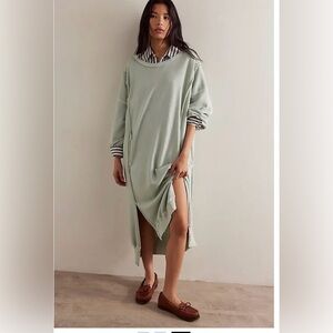 NWT Free People Camden Maxi Sweatshirt